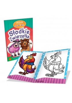 Przygoda z kolorowanką - Słodkie zwierzątka ALEX