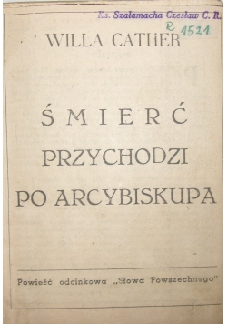 Śmierć przychodzi po arcybiskupa