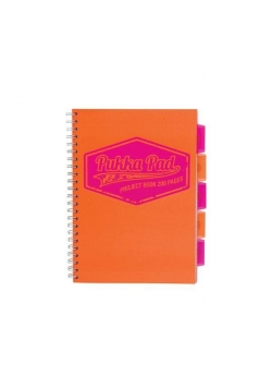 Project Book Neon A4/100 kr pomarańcz (3szt) PUKKA