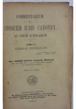 Codicem Iuris Canonici ,1820r.