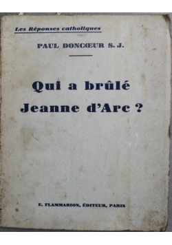Qui a brule Jeanne dArc 1931 r.