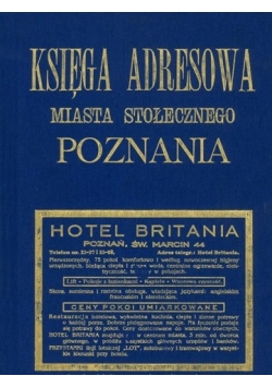 Księga adresowa miasta stołecznego Poznania