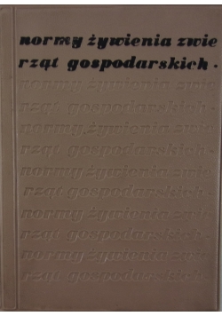 Normy żywienia zwierząt gospodarskich