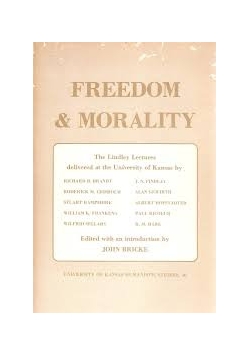 Freedom and Morality