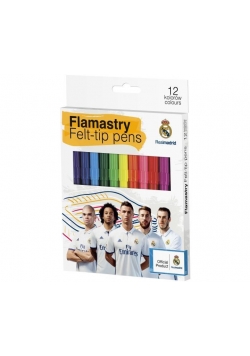 Flamastry 12 kolorów Real Madryt ASTRA