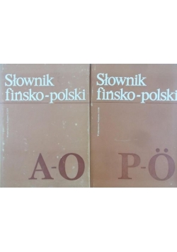 Słownik fińsko-polski, T. 1-2