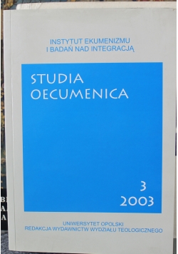 Studia oecumenica  3