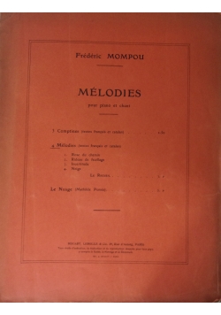 Melodies, 1931r.