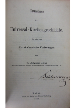 Universal-Kirchengeschichte,1868r.
