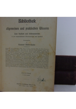 Bibliothek des aallgemeinen und praktischen Wissens ,Zestaw 3 książek