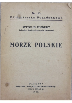 Morze polskie, 1926r.