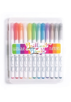 Flamastry pędzelkowe Briliant Brush Tip 12 flamastrów