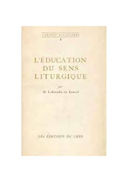 L' education du sens liturgique