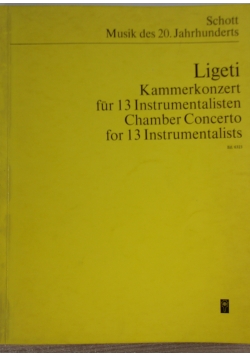 Kammerkonzert fur 13 Instrumentalisten