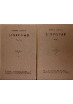 Listopad, Tom I-II, 1848r