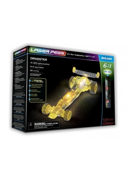 Klocki laser pegs 6 w 1 Dragster