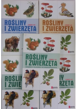 Rośliny i zwierzęta. 5 części. Zestaw 5 książek.