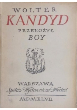 Kandyd czyli optymizm 1947 r.