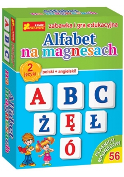 Zabawka i gra edukacyjna - Alfabet na magnesach