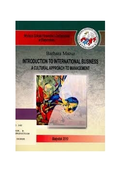 Introduction to international business a cultural approach to management