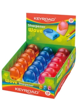 Temperówka KEYROAD Wave Display 18 sztuk mix