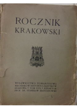 Rocznik krakowski, 1916r