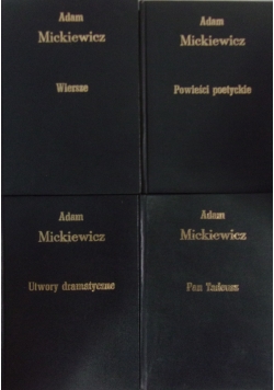 Mickiewicz, zestaw 4 książek