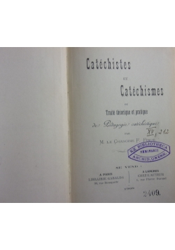 Catechistes et Catechismes