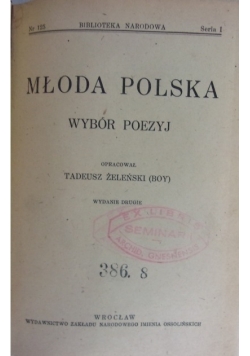 Młoda Polska wybór poezji 1947 r