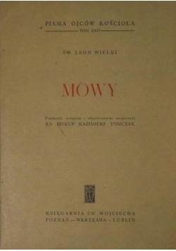 Święty Leon Wielki Mowy