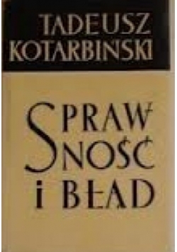 Sprawność i błąd