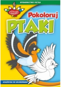Zakręcone kolory. Pokoloruj ptaki