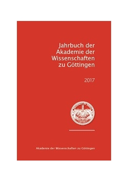 Jahrbuch der Akademie der Wissenschaften zu Gottingen