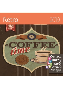 Kalendarz wieloplanszowy Retro 30x30 2019