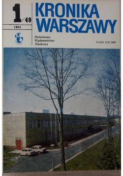 Kronika Warszawy, 1/49