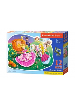Puzzle 12 maxi Cinderella CASTOR