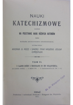 Nauki Katechizmowe Tom VI, 1911 r.