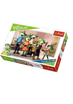 Puzzle 60 Rodzinne śniad.. Rodzina Treflików TREFL
