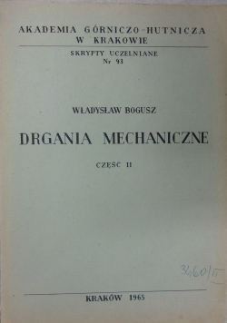 Drgania mechaniczne