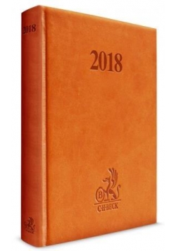 Kalendarz 2018 Prawnika podręczny B6 brązowy