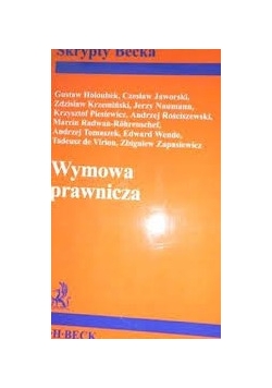 Skrypty Becka Wymowa prawnicza