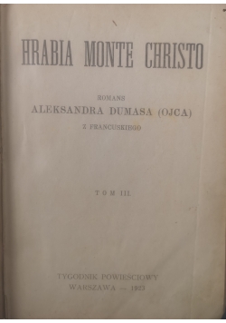Hrabia Monte Christo tom III 1923 r.
