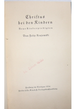 Christus bei den Kindern, 1934 r.