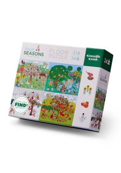 Puzzle podłogowe Wczesna edukacja Cztery pory roku 24