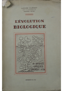 L Evolution Biologique