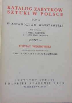 Katalog zabytków sztuki w Polsce Tom X zeszyt 26