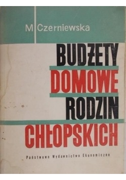 Budżety domowe rodzin chłopskich