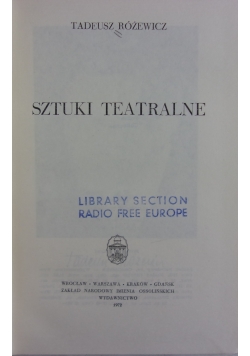 Sztuki teatralne
