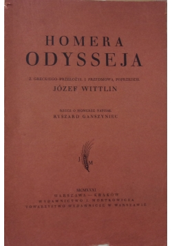 Homera Odyseja, 1931r.