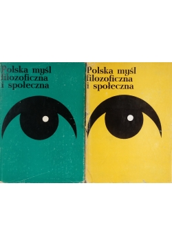 Polska myśl filozoficzna i społeczna, zestaw 2 książek